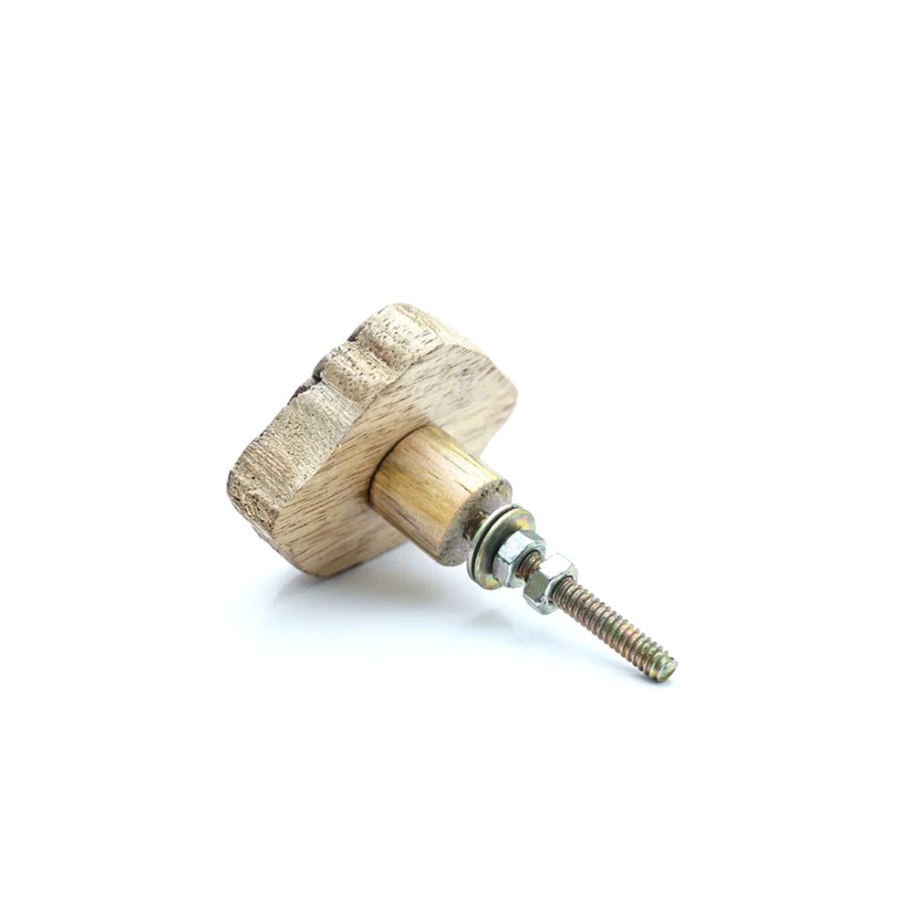 Kids Handmade Mango Wood Sheep Drawer Knob